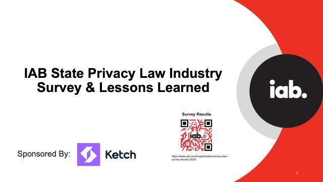 IAB State Privacy Law Industry Survey & Lessons Learned Image